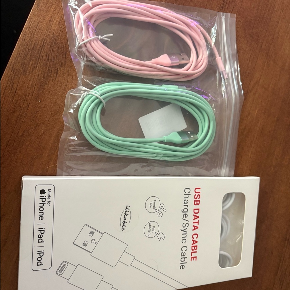 💥Buy 2 Get 1 Free💥 iPhone Charging Cables – New & Like New Bundle!